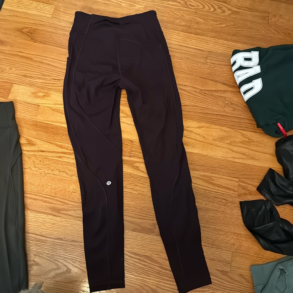 Lululemon wundertrain leggings with pockets
